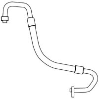 High-pressure/low-pressure air conditioning line MAHLE...