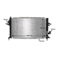 Water cooler MAHLE for OPEL ASTRA H Box Body/Estate (L70)