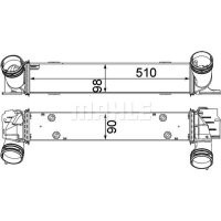 Ladeluftkühler MAHLE für BMW 1