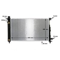 Kühler Motor Rippen gelötet 600 mm - 350 mm MAHLE für u.a. MB A-KLASSE