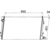 Wasserkühler MAHLE für SEAT ALTEA XL (5P5/ 5P8)