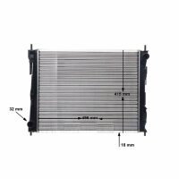 Wasserkühler MAHLE für RENAULT TWINGO II (CN0_)