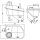 Coolant expansion tank with sensor MAHLE for MERCEDES E-CLASS (W211)