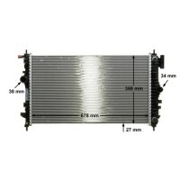 Kühler Motorkühlung MAHLE für OPEL INSIGNIA A (G09)
