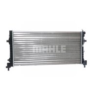 Radiator engine fins mechanically joined 649 mm - 322 mm MAHLE for e.g. VW POLO