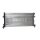 Radiator engine fins mechanically joined 649 mm - 322 mm MAHLE for e.g. VW POLO