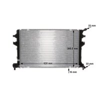 Niedertemperaturkühler Ladeluftkühler MAHLE für VW GOLF VII (5G1/ BQ1/ BE1/ BE2)