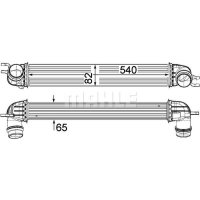 Intercooler MAHLE for MINI MINI COUNTRYMAN (R60)