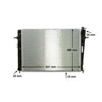 Radiator engine cooling MAHLE for TUCSON (JM)