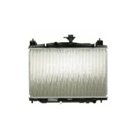Kühler Motor Kühlrippen gelötet 555 mm - 350 mm Kunststoff MAHLE für MAZDA 2