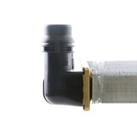 Radiator engine fins mechanically joined 468 mm - 395 mm MAHLE for AUDI A2