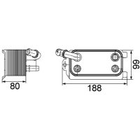 Ölkühler Automatikgetriebe 110mm MAHLE für...